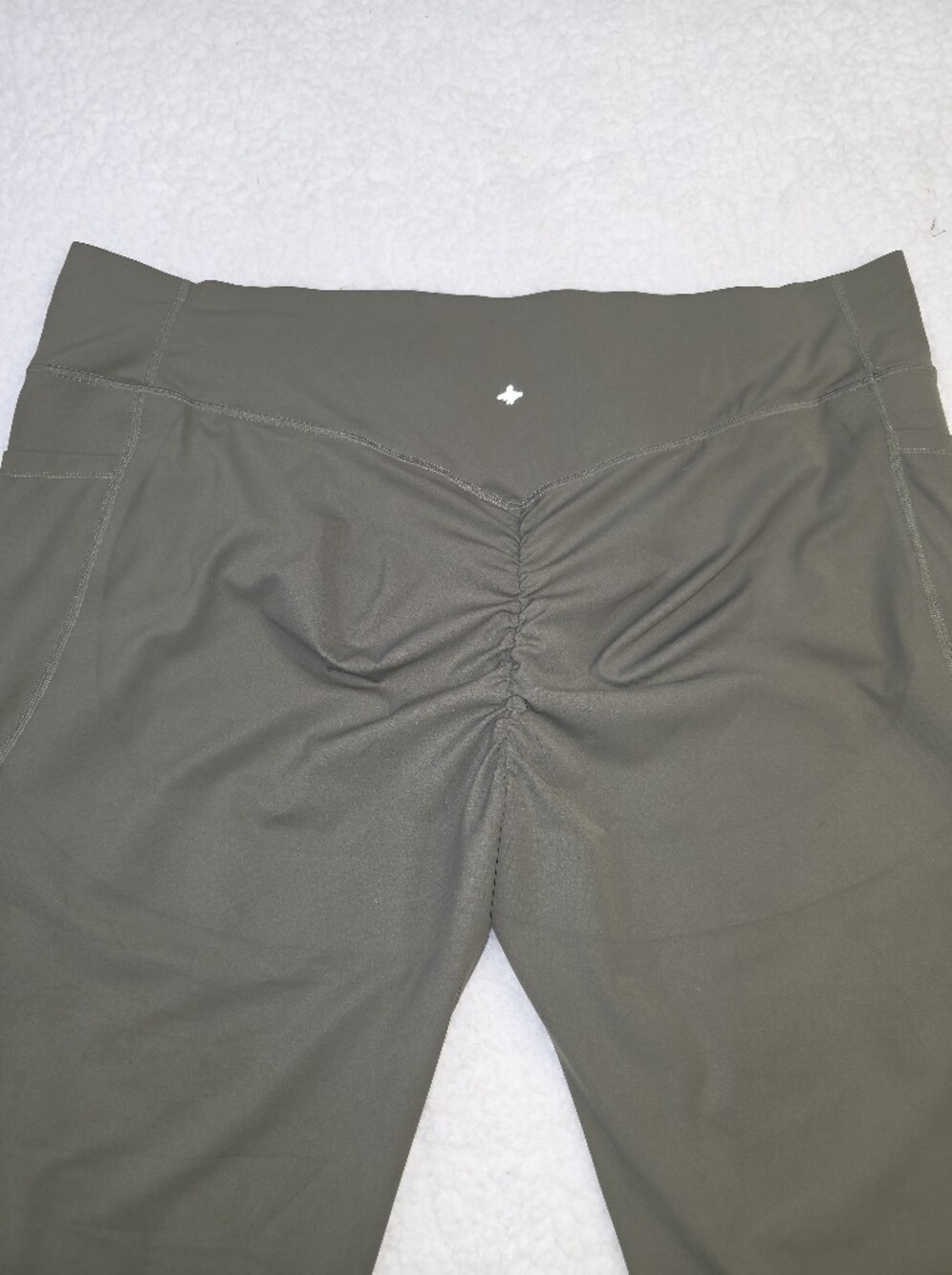 HALARA Plus Size 3xl Bundle Of 2 High-Waist Leggings in Olive And Navy Sculpting - Picture 3 of 9
